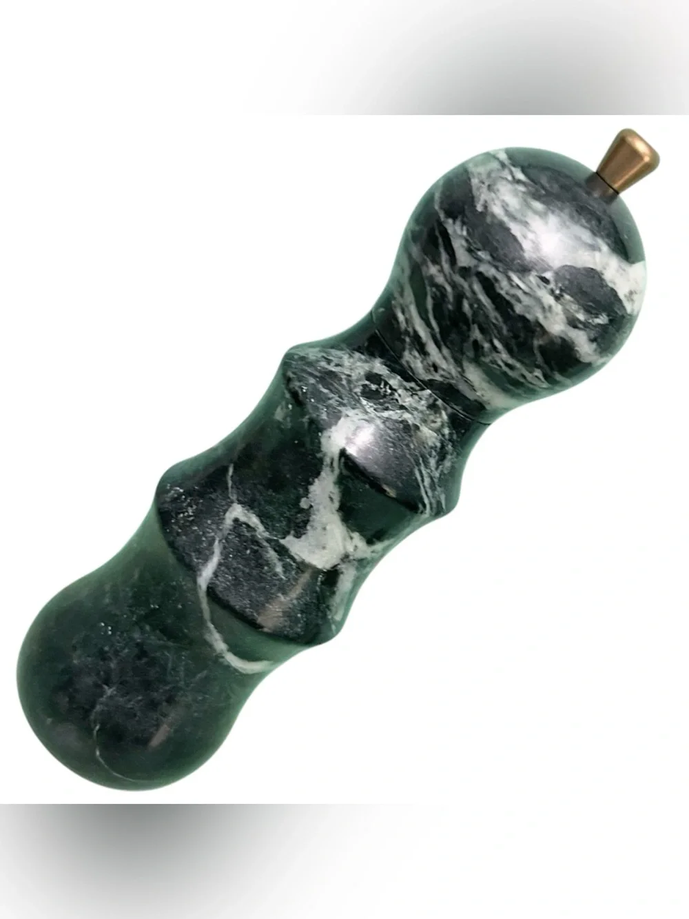IKEA Green Marble Spice Grinder Salt Pepper Mill Grinder